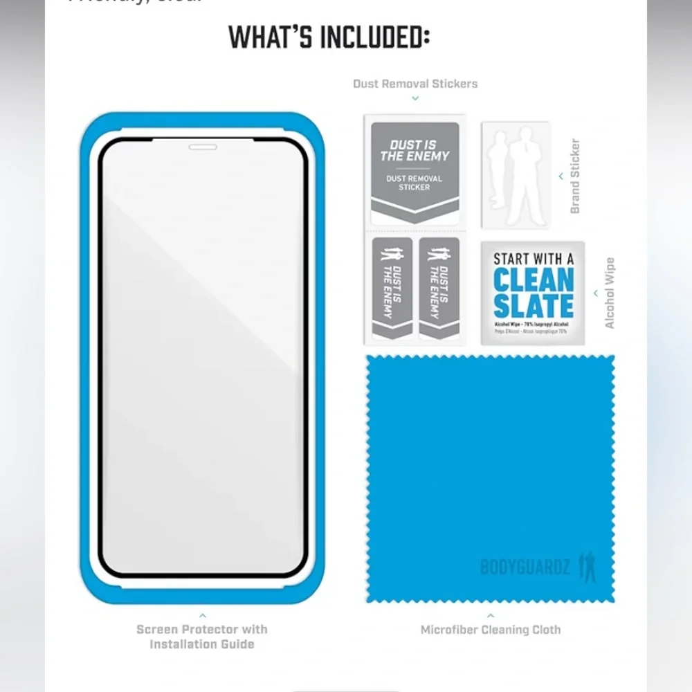 Body Guardz Tempered Glass Screen Protector for iPhone 11/XR NIB